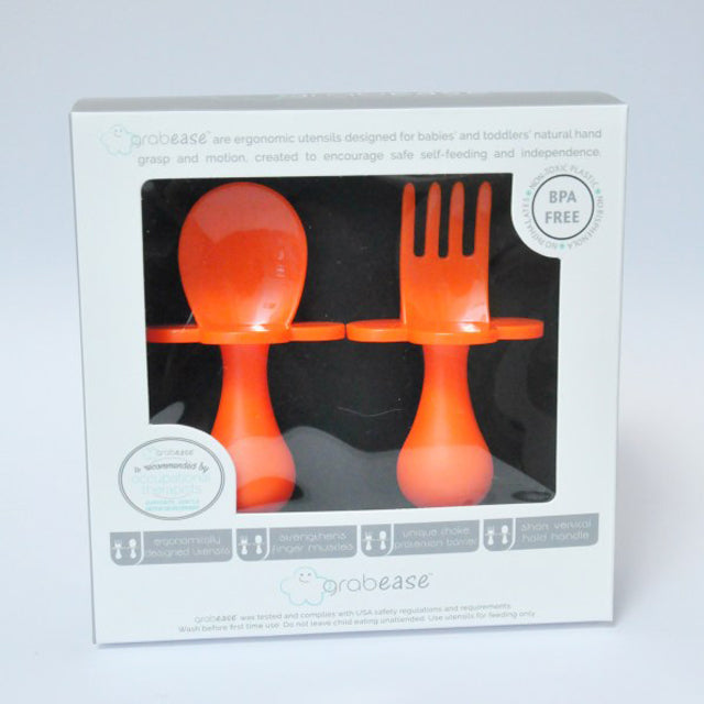 Grabease Utensil Set - Orange