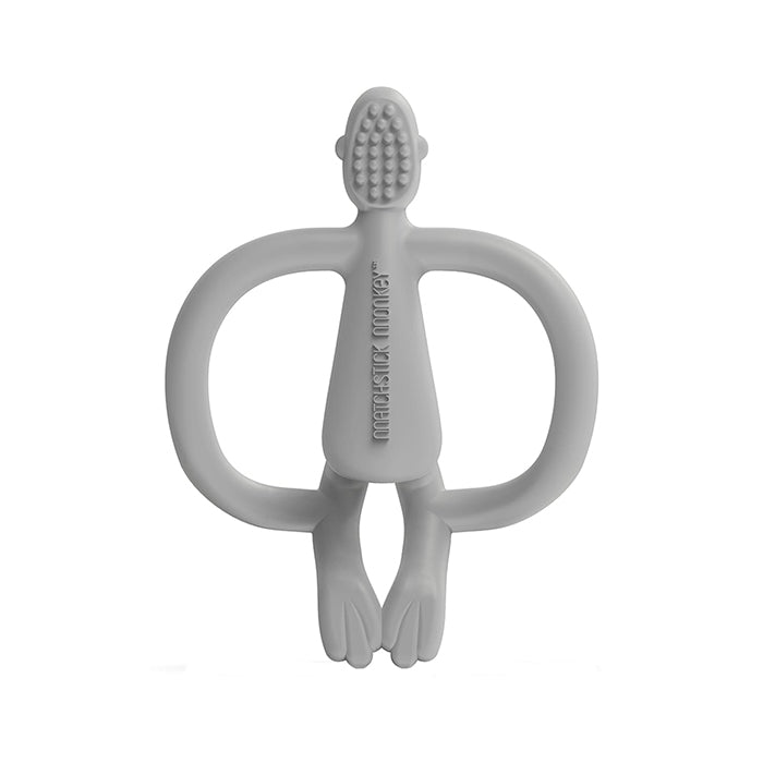 Matchstick Monkey Teething Toy New Version In Carry Case – Grey