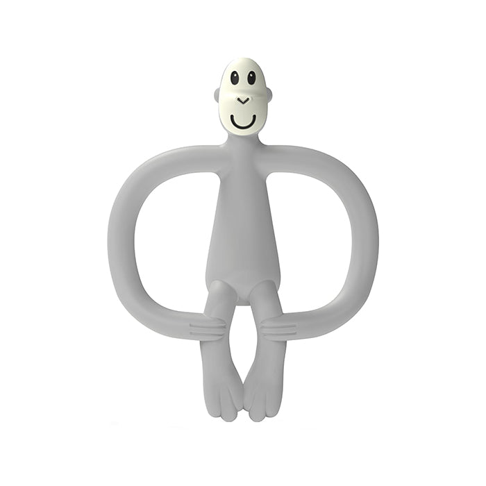 Matchstick Monkey Teething Toy New Version In Carry Case – Grey