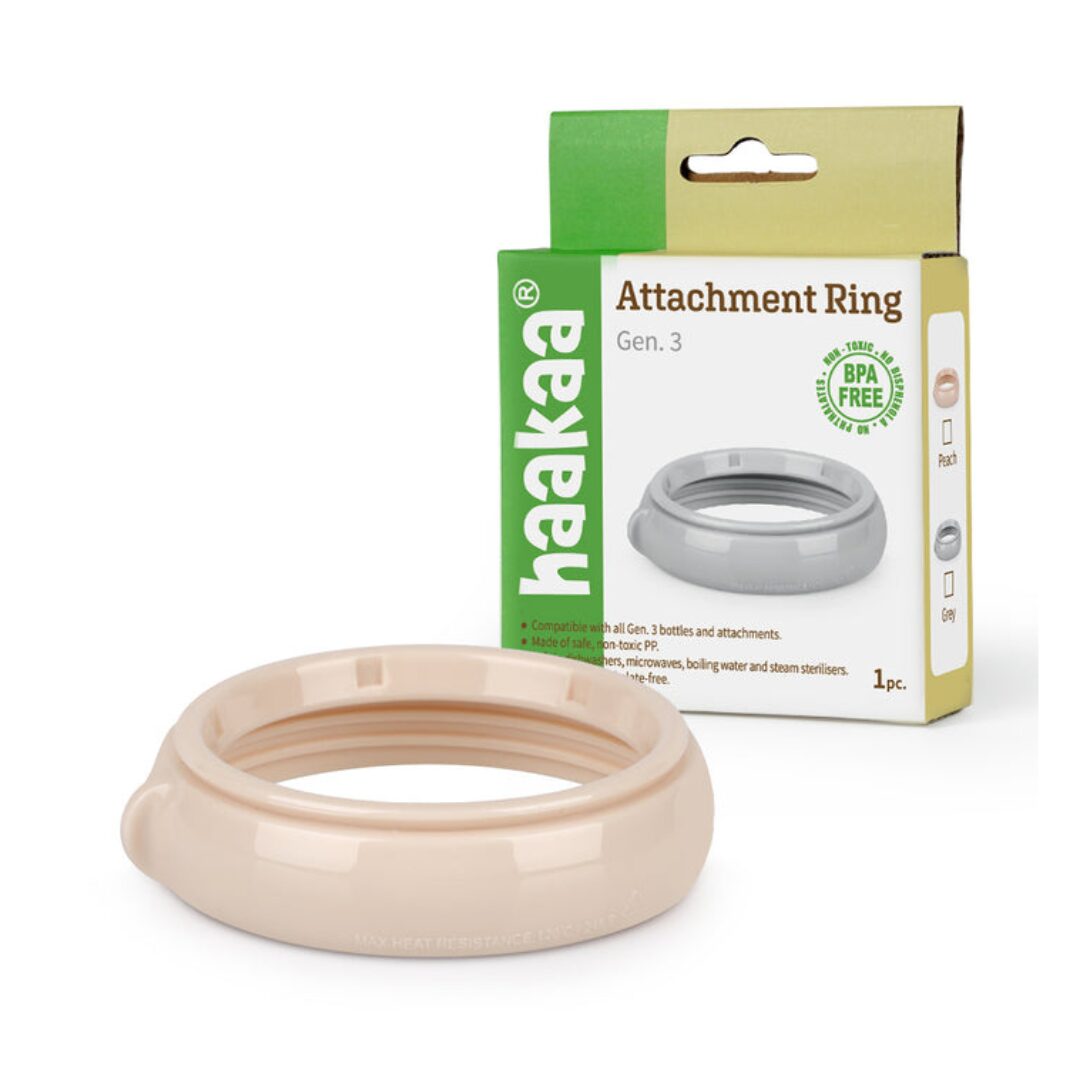 Haakaa Gen 3 Bottle Nipple Ring 1 pk - Peach