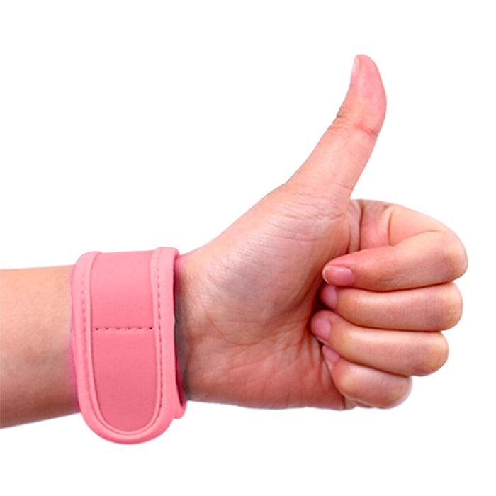 Haierc Sporty Mosquito Repeller Bracelet with 2 refills + 2 free refills - Pink Strap