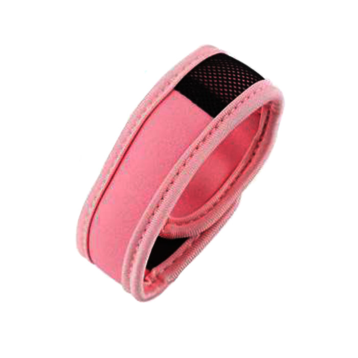 Haierc Sporty Mosquito Repeller Bracelet with 2 refills + 2 free refills - Pink Strap