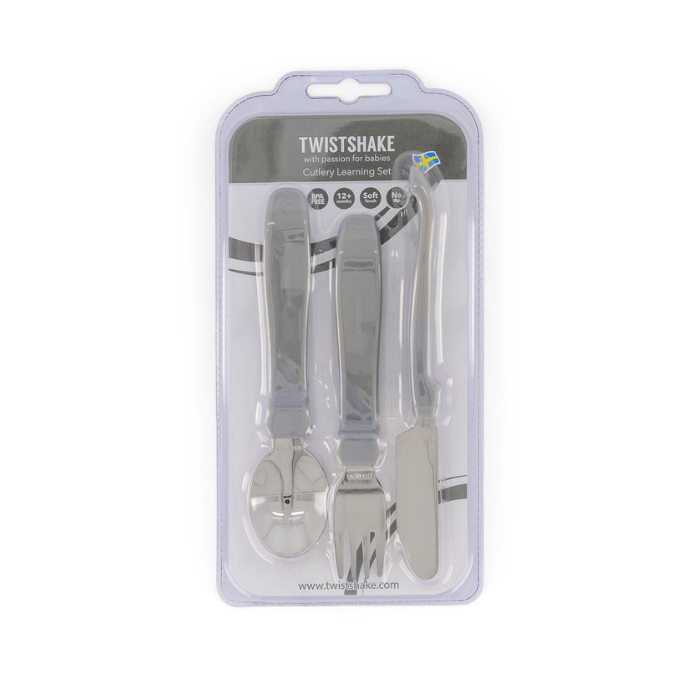 Twistshake Learn Cutlery Stainless Steel