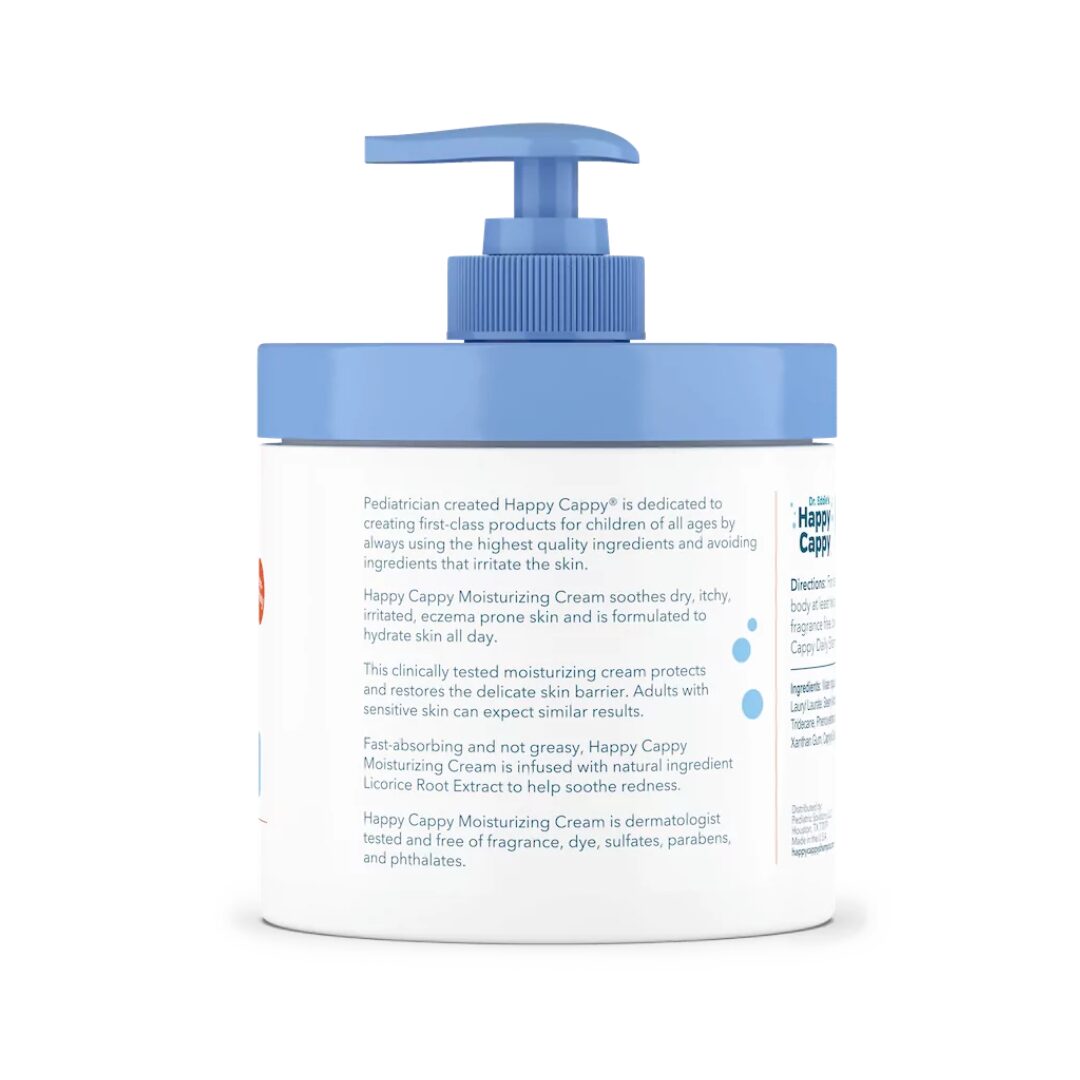 Happy Cappy Moisturizing Cream 12 Ounce Jar (355ml)