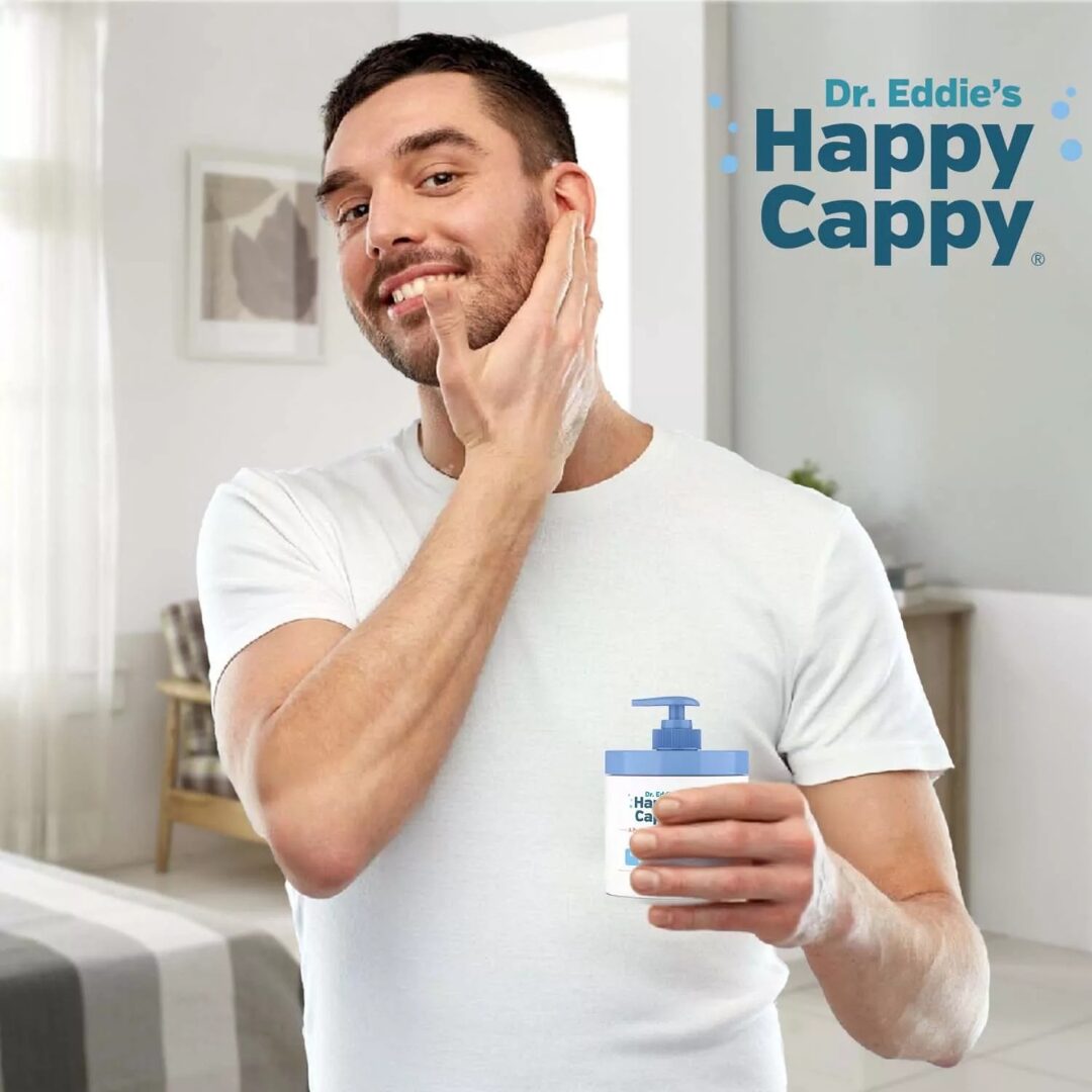 Happy Cappy Moisturizing Cream 12 Ounce Jar (355ml)