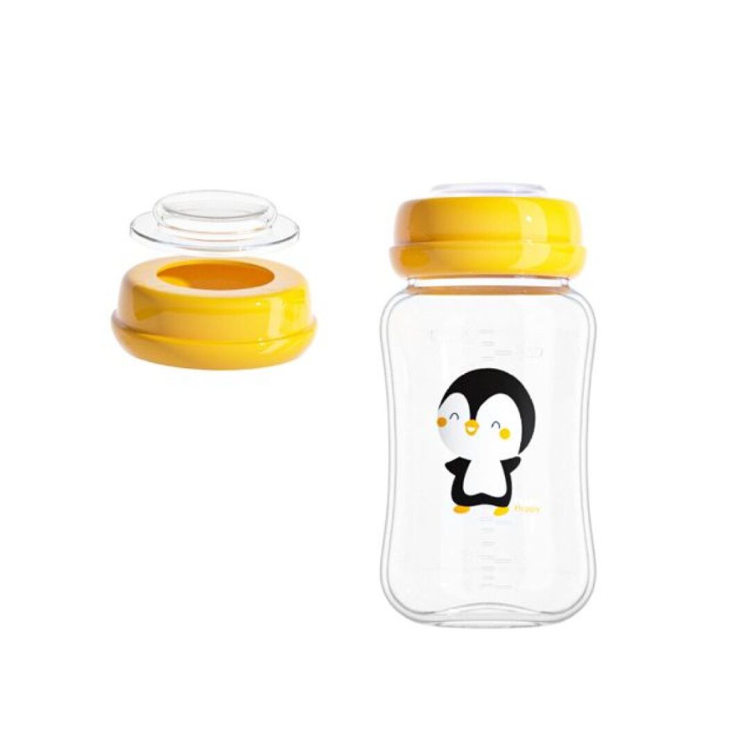 Huppy Buppy Wide Neck Breastmilk Storage Bottle 8oz (4pcs)