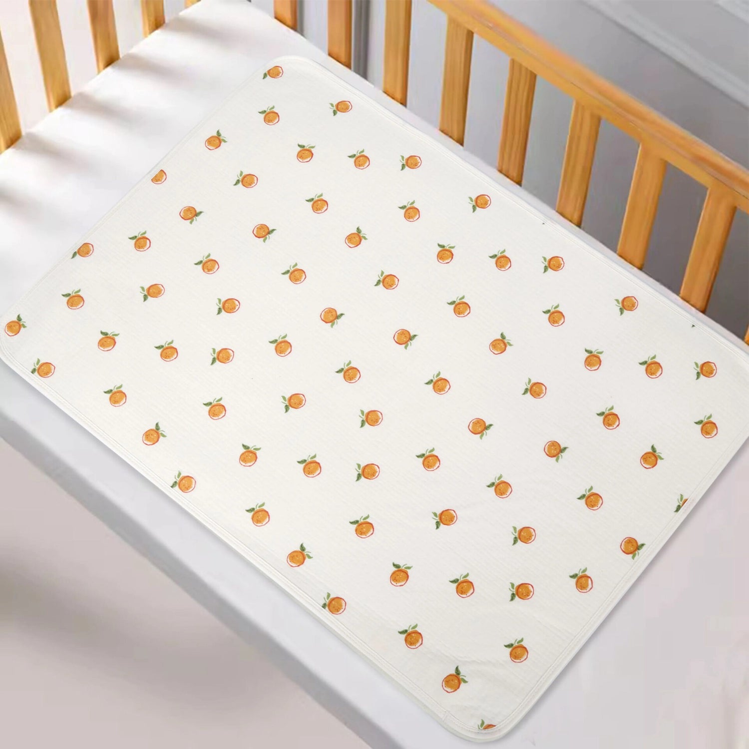 Bao Bei PH Jorge Medium Water Absorbent Diaper Changing Bedmat - Oranges