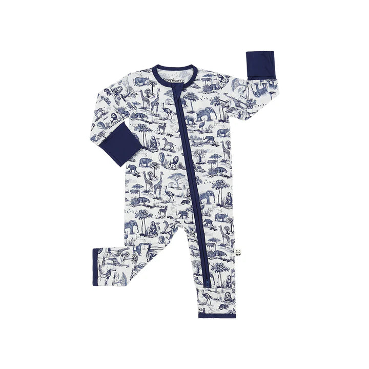 Bamberry Baby Zippered Romper TDJ