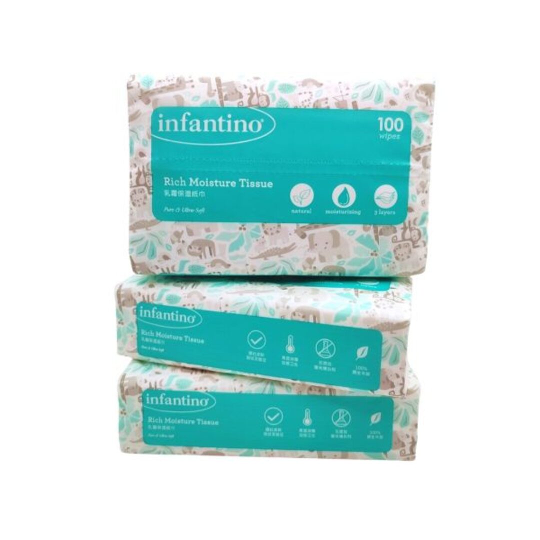 Infantino Baby Soft Gentle Tissue - 3 pcs