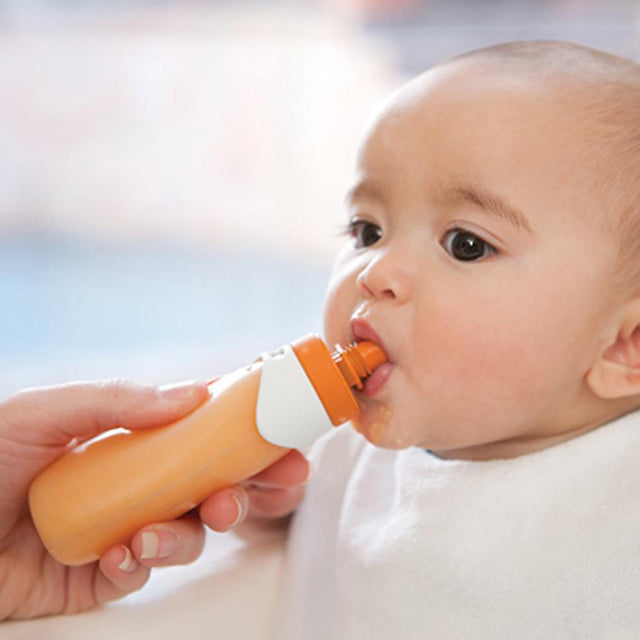 Infantino Fresh Squeezed Feeding Line Reusable Squeeze Pouch 4 fl.oz