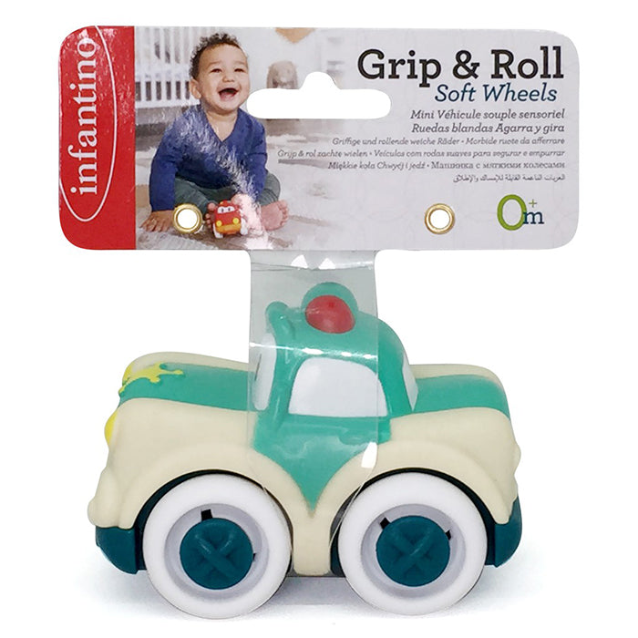 Infantino Grip and Roll Soft Wheels Police Car
