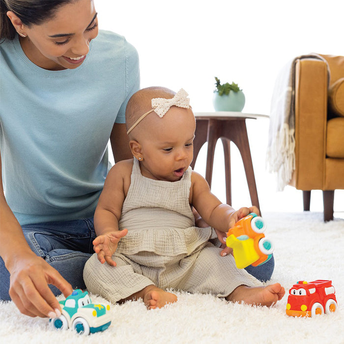 Infantino Grip and Roll Soft Wheels Police Car