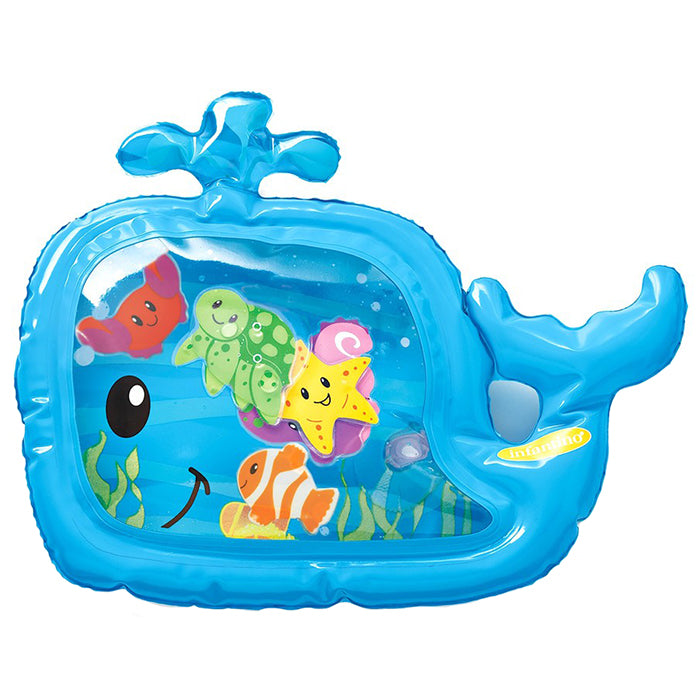Infantino Pat and Play Water Mat - Blue Whale