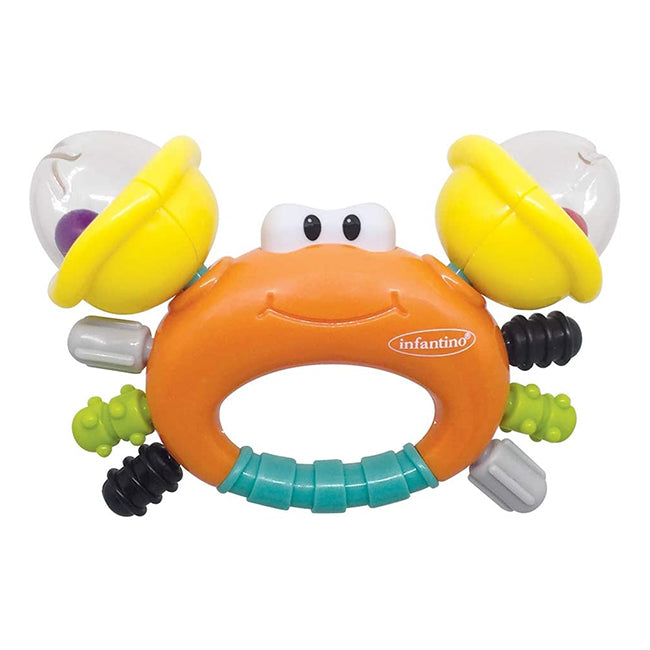 Infantino Sand Crab Rattle and Teether