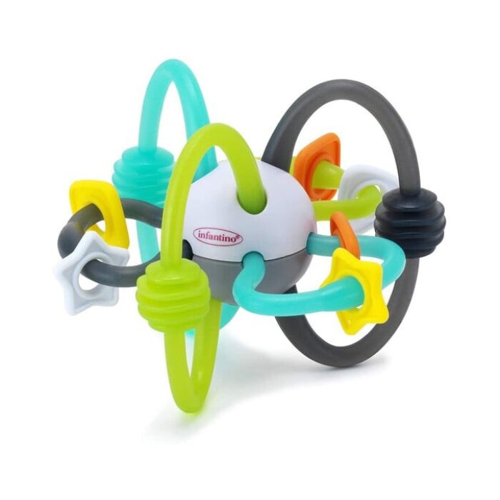 Infantino Shake and Teether Flexible Rattle Ball