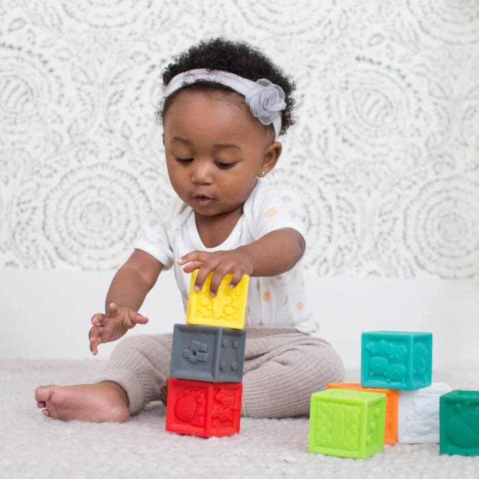 Infantino Squeeze and Stack Block 8 Pieces