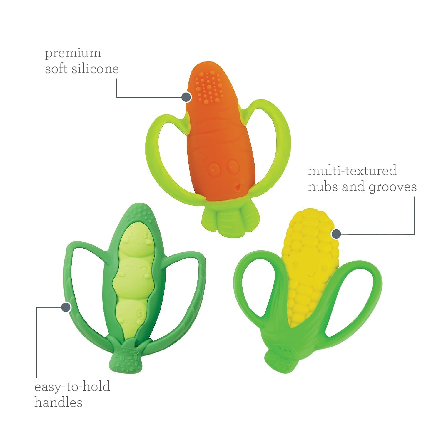 Infantino Farmers Market Teether Gift Set