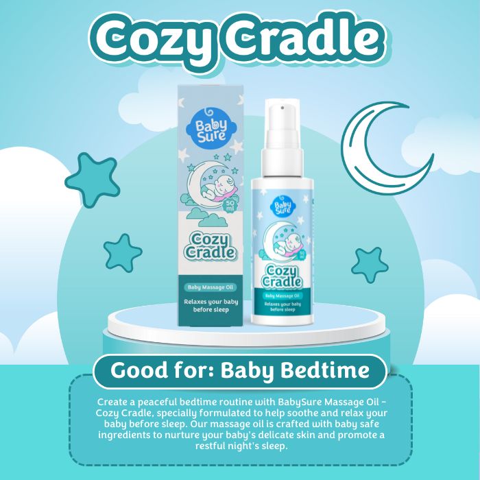 Baby Sure Baby Massage Oil 50ml - Cozy Cradle