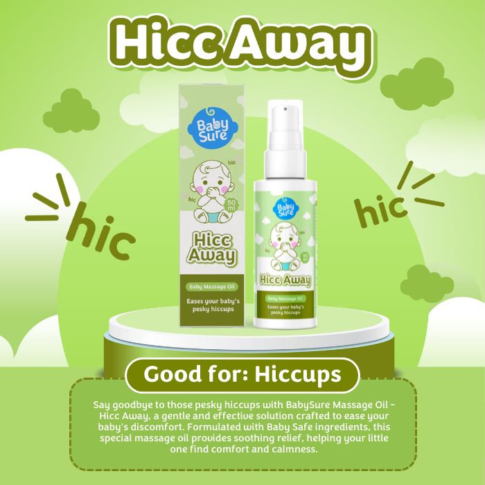 Baby Sure Baby Massage Oil 50ml - Hicc Away