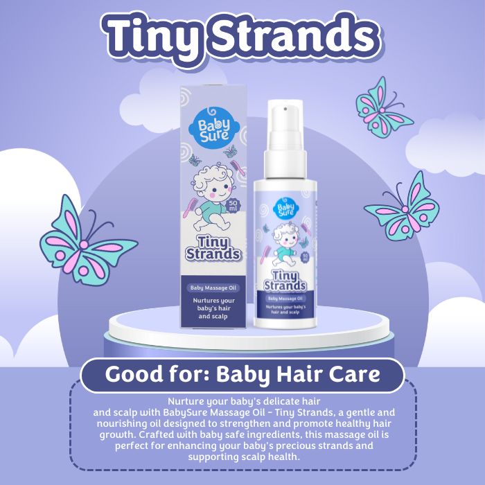 Baby Sure Baby Massage Oil 50ml - Tiny Strands
