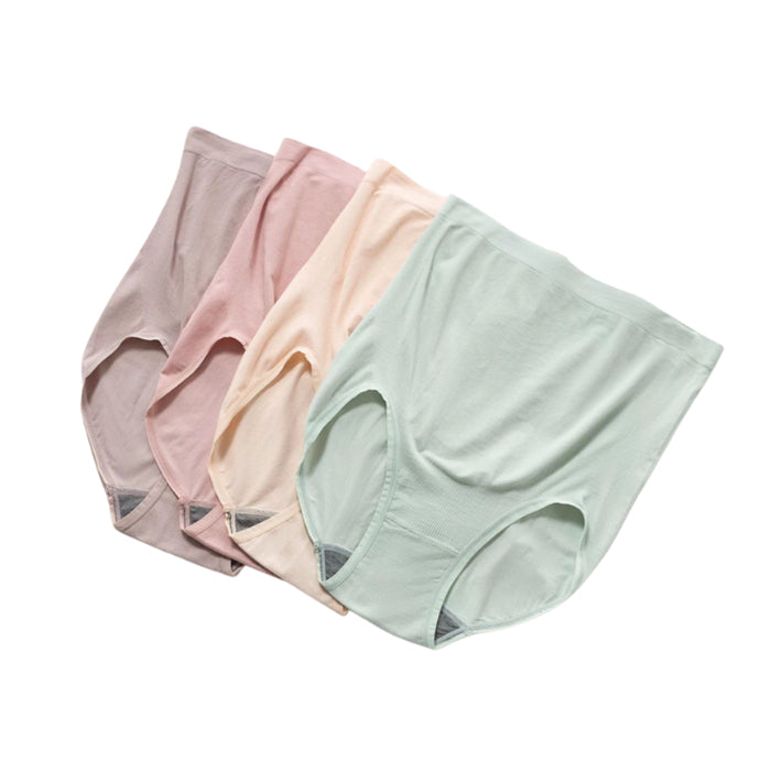 Mum and Tuck 4-pack Isla Maternity Panty High Waist (Coffee, Pink, Beige, Green)