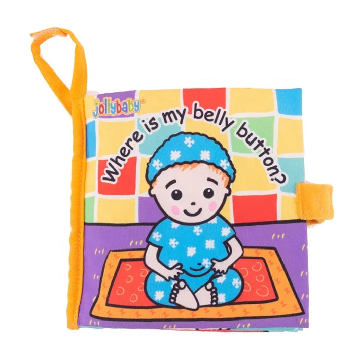 Jollybaby Where Is My Belly Button Cloth Book