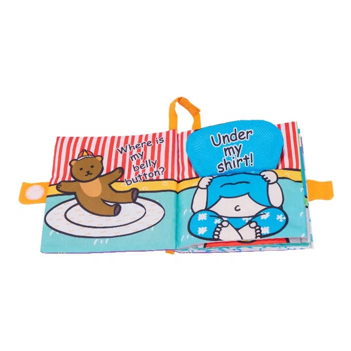 Jollybaby Where Is My Belly Button Cloth Book