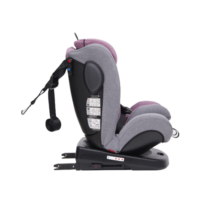 Jovikids Angela Isofix with Top Tether, 360 Degree Swivel Car Seat - Grey