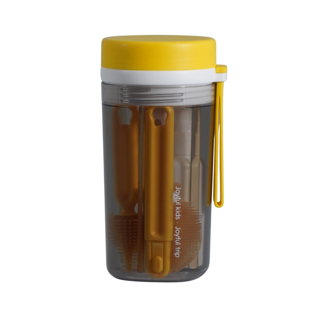 Jovikids Portable 6 in 1 Bottle Brush Set
