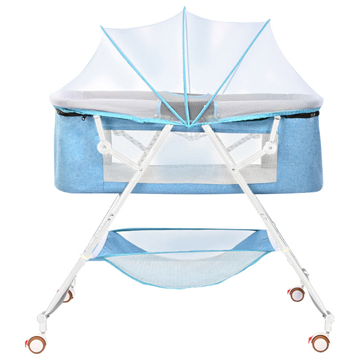 Juju Nursery Baby Bedside Co-sleeper Crib - Blue