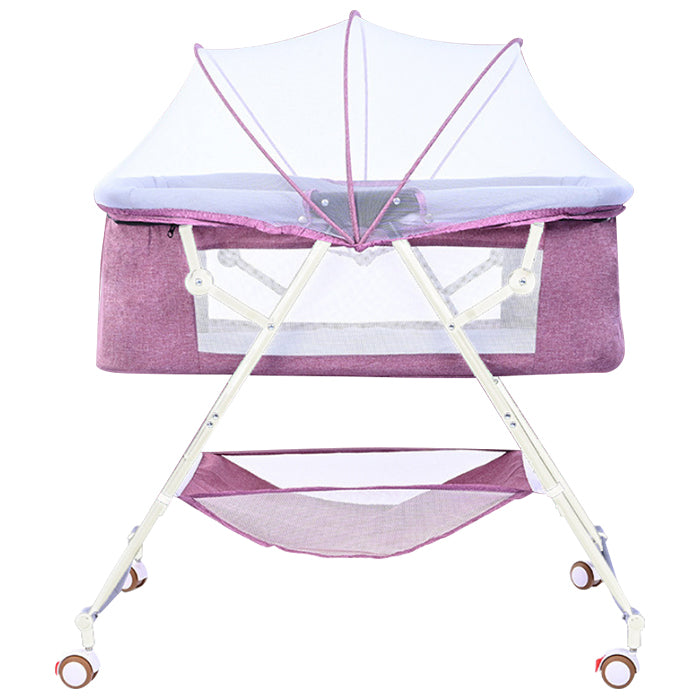 Juju Nursery Baby Bedside Co-sleeper Crib - Violet