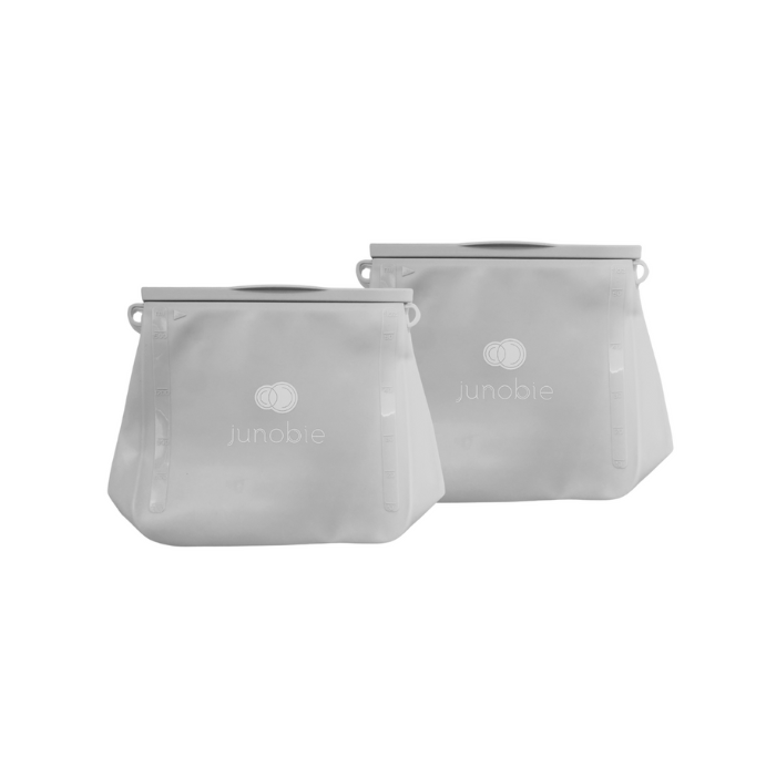 Junobie Large Milk Storage and Stash Bags 2-Pack Bundle