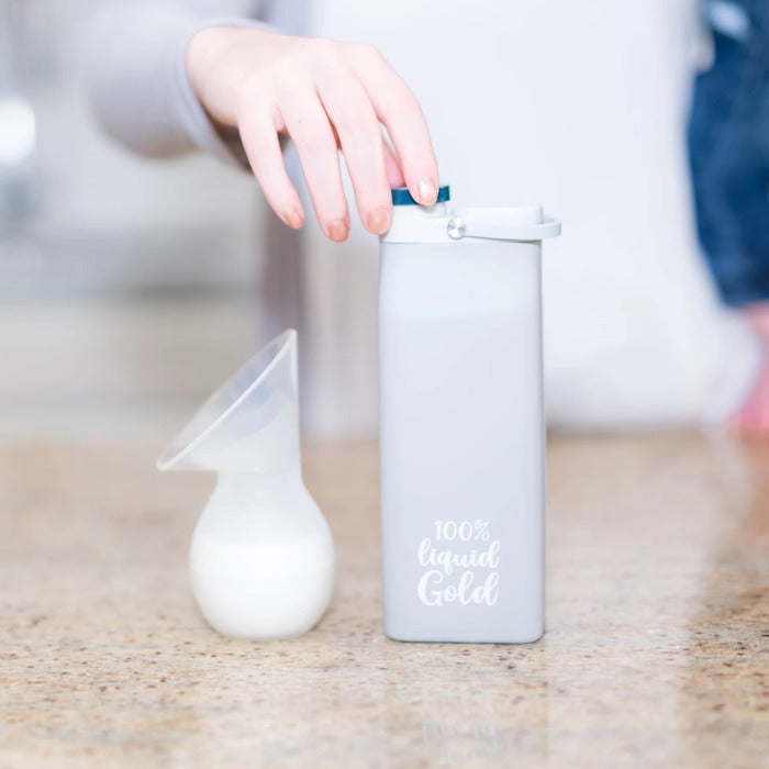 Junobie Milk Box 20oz - Grey