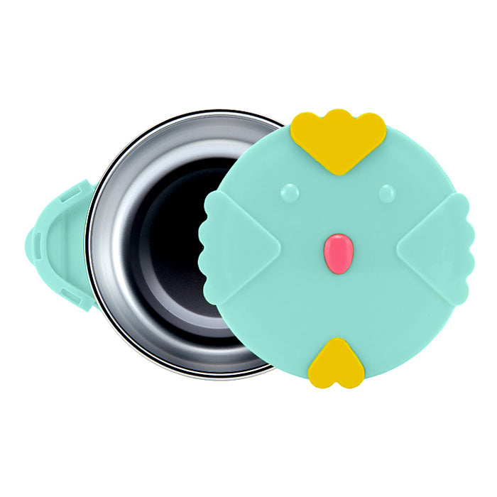Keaide Biddy The Chicken Insulated Baby Bowl - Aqua