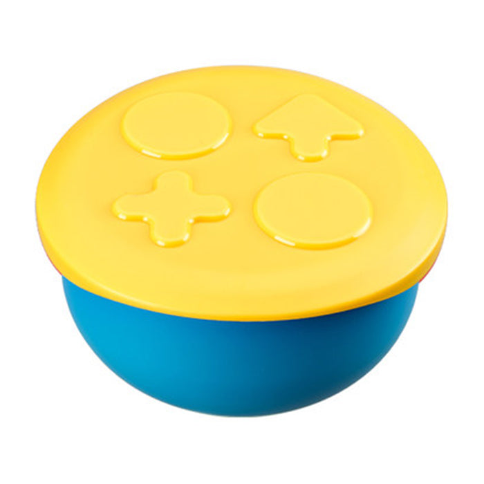 Keaide Biddy Removable Stainless Steel Constant Temp Bowl - Yellow/Blue