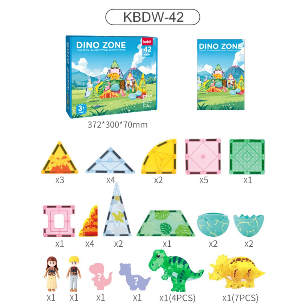 Kebo Dino Zone Surprise 42pcs