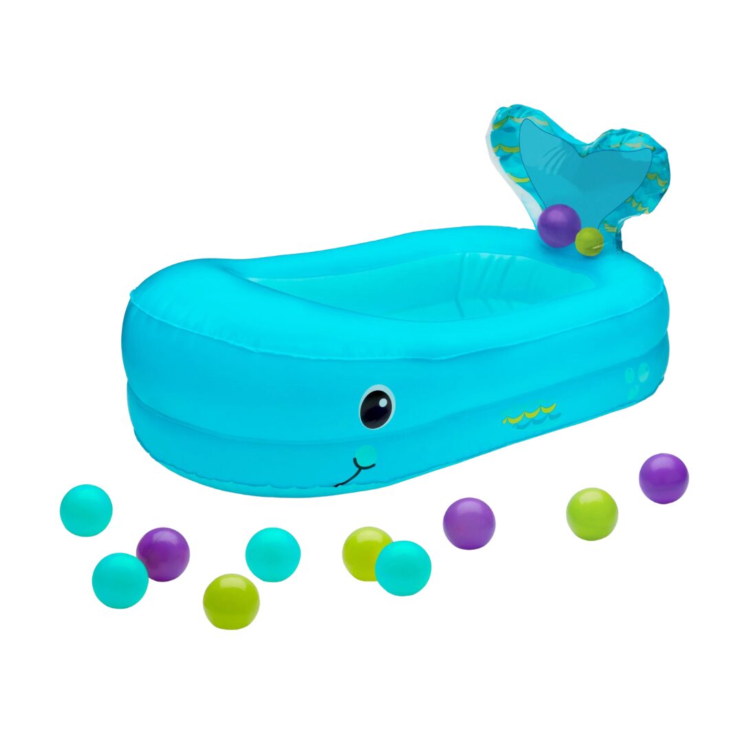Infantino Whale Bubble Ball Inflatable Bath Tub