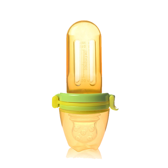Kidsme Food Squeezer Single - Yellow and Apple Green