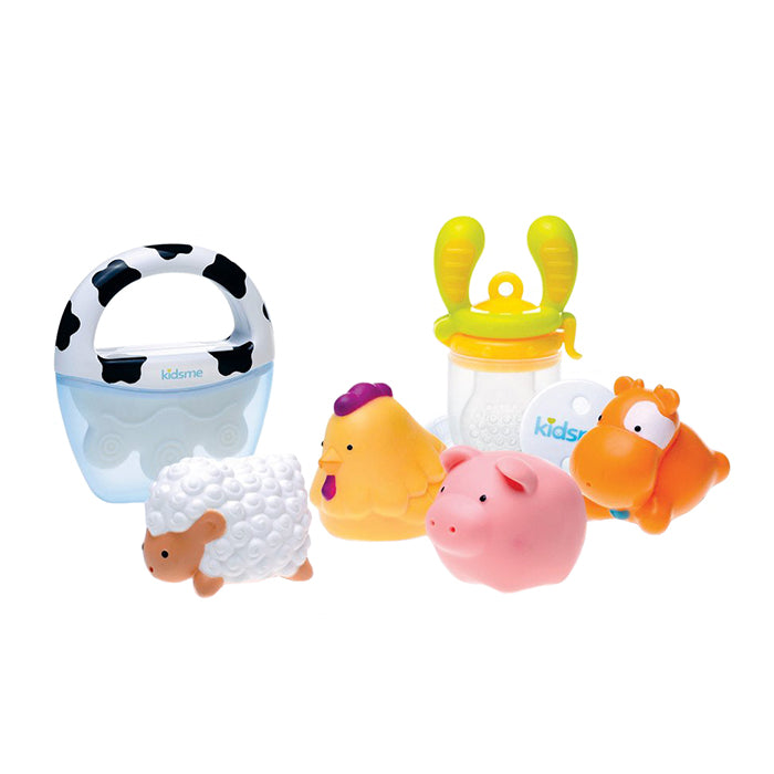 Kidsme Welcome Baby Gift Set - Farm Animals