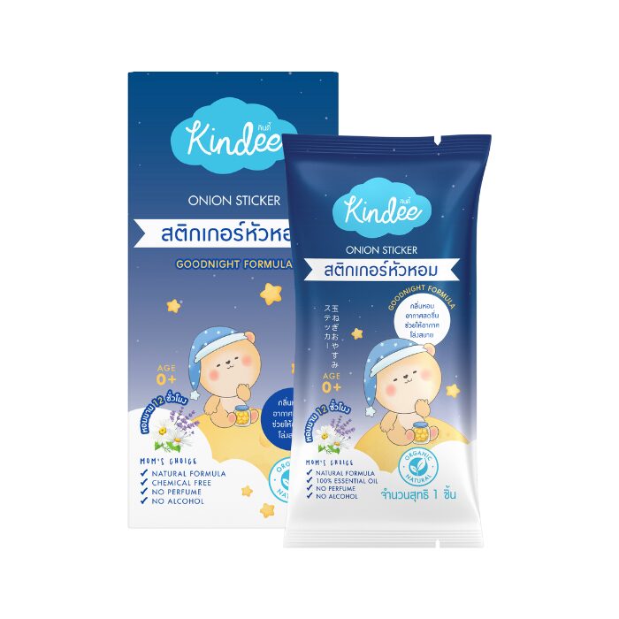 Kindee Organic Onion Goodnight Patch - 6 Patches