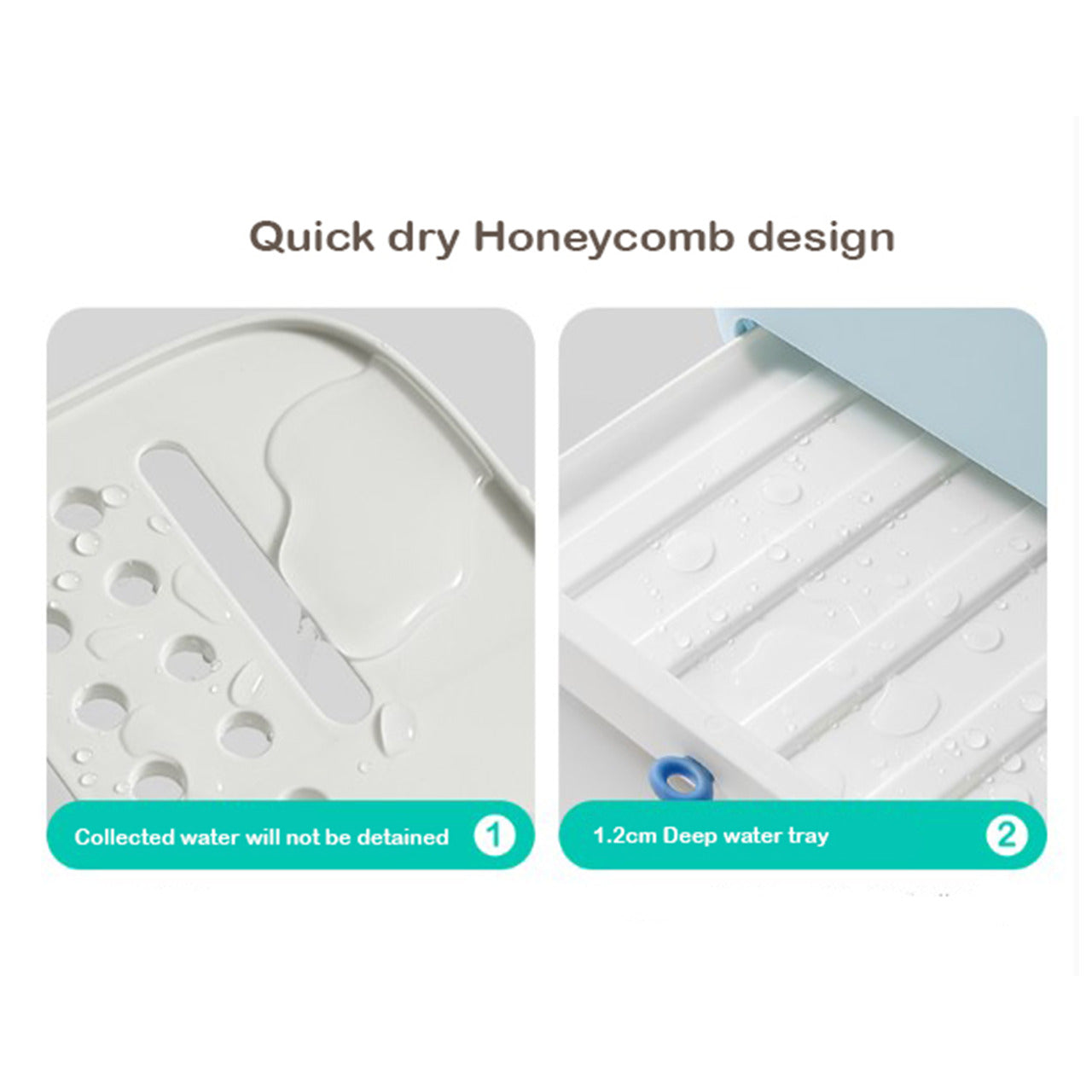 Kub Milk Bottle Storage Box - Blue