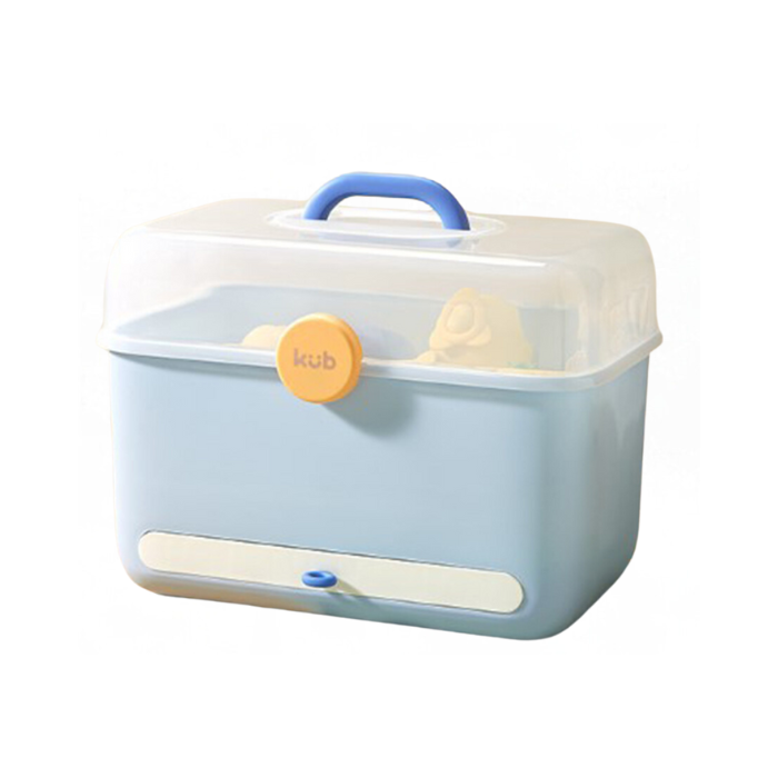 Kub Milk Bottle Storage Box - Blue