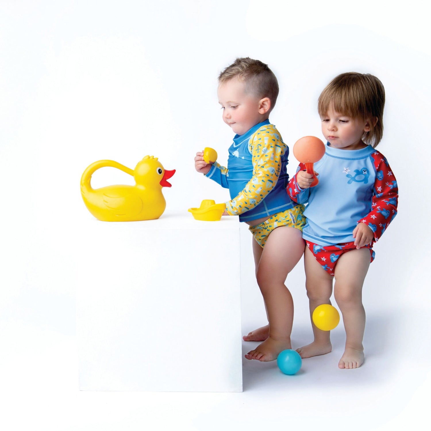Zoocchini 3-Piece Set (Sunhat, Rashguard, Swim Diaper) - Willy the Whale