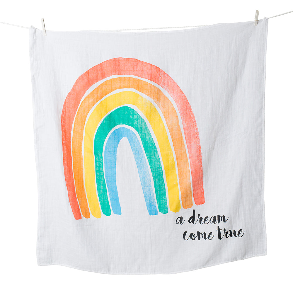 Lulujo Milestone Blanket and Card Set - Dream Come True