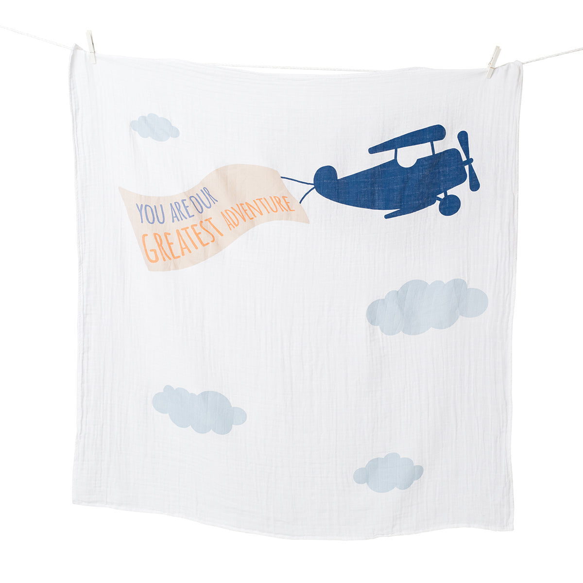 Lulujo Milestone Blanket and Card Set - Greatest Adventure