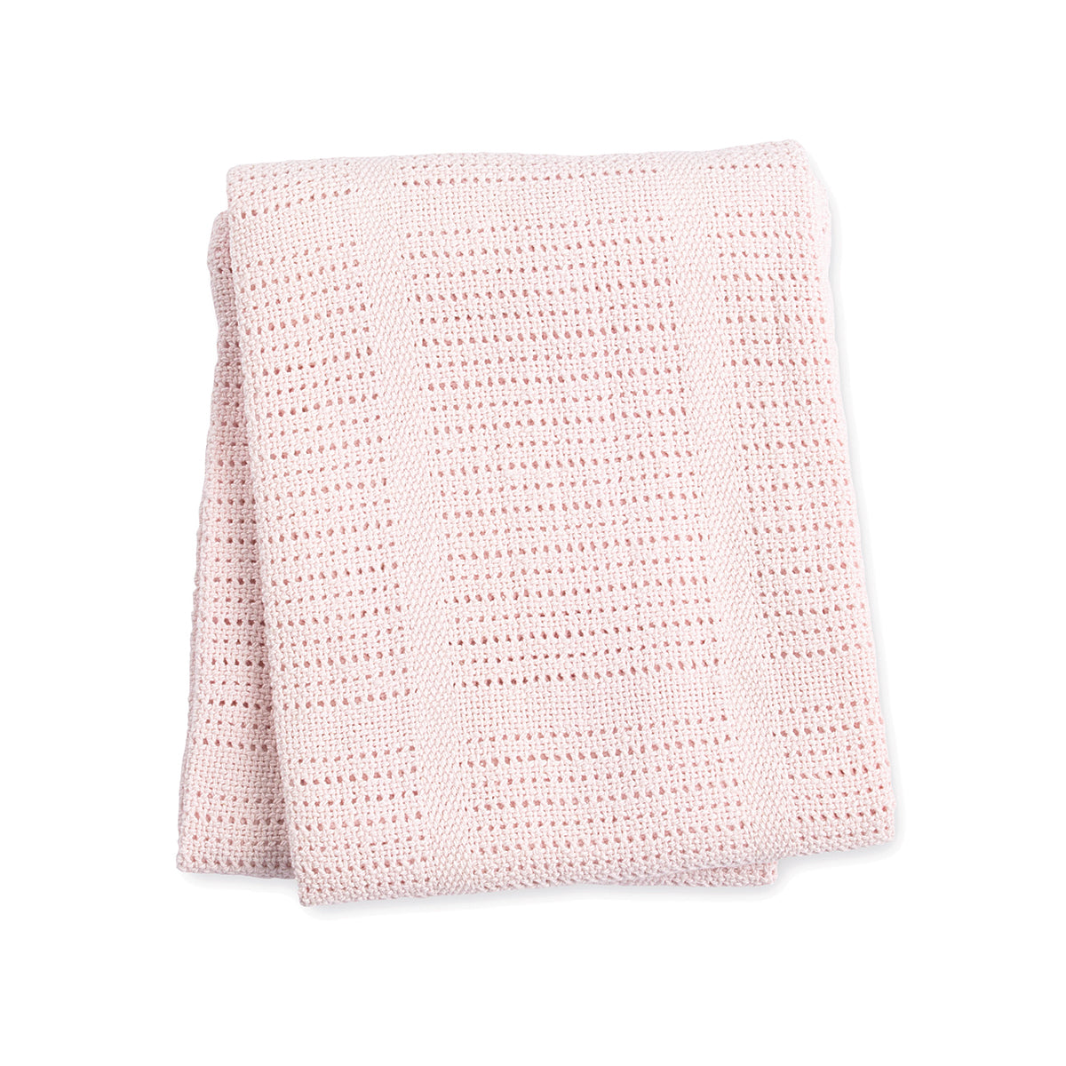 Lulujo Cotton Cellular Blanket - Pink