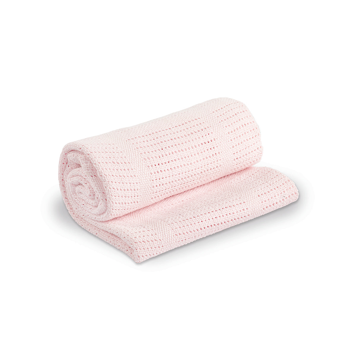 Lulujo Cotton Cellular Blanket - Pink