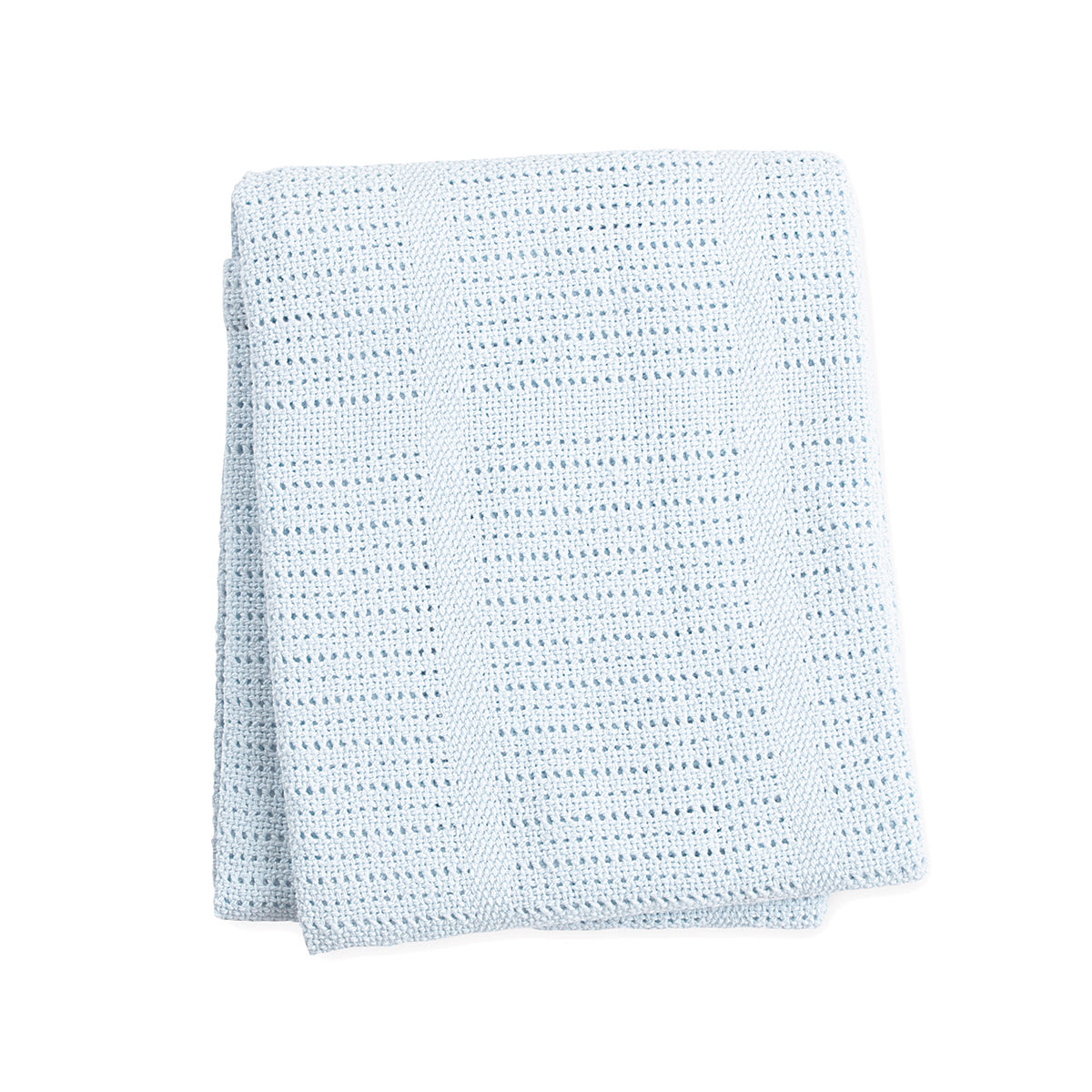 Lulujo Cotton Cellular Blanket - Blue
