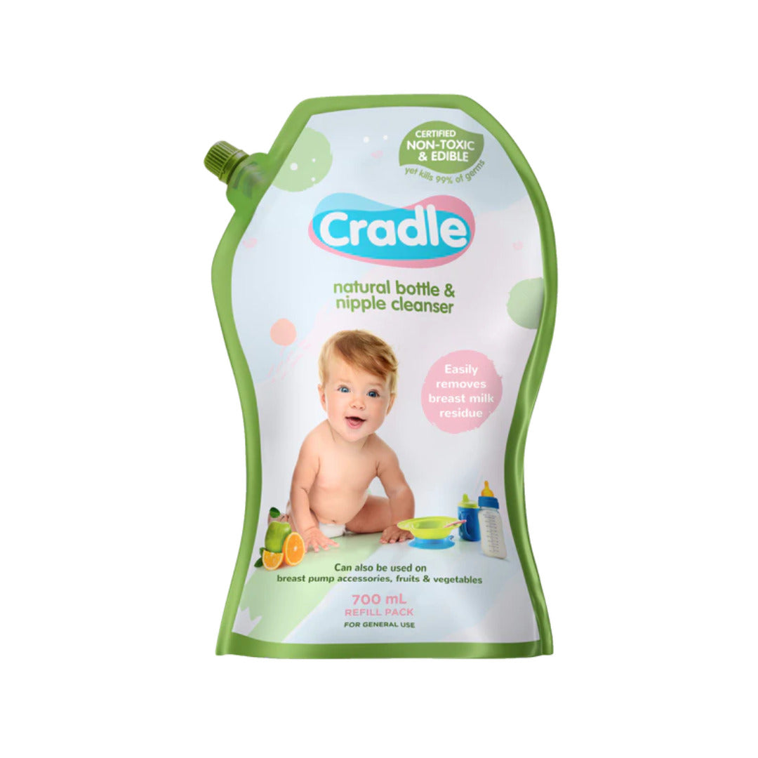 Cradle Baby Bottle and Nipple Cleanser 700ml Doypack
