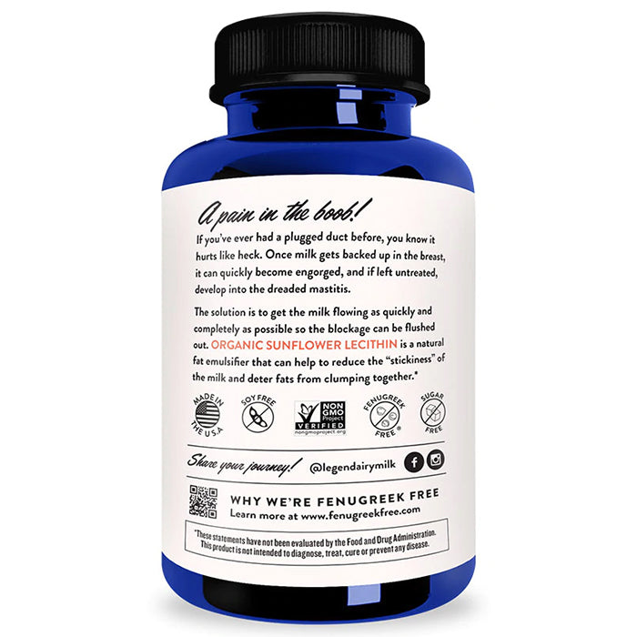 Legendairy Milk Sunflower Lecithin 200 Capsules